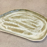 Green serving dish