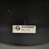 Set of 6 plichaise chairs by souvignet