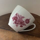 Superb Singer Limoges pink floral porcelain cup