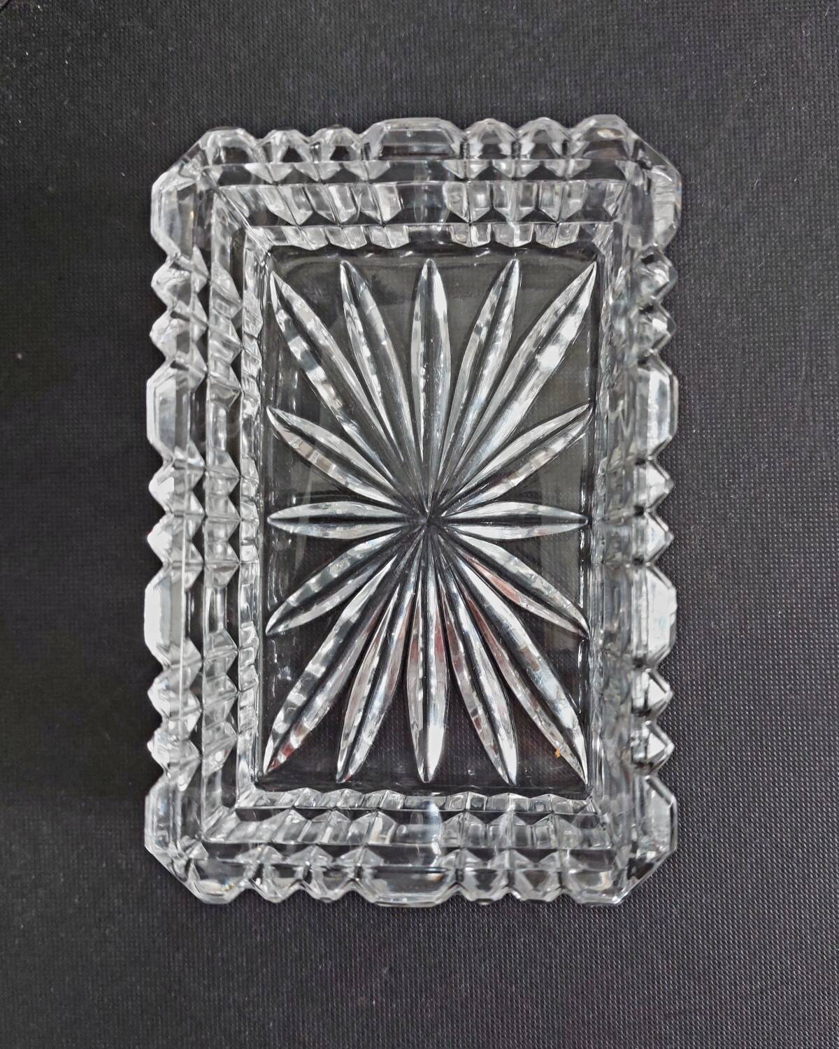 Cendrier vintage en cristal