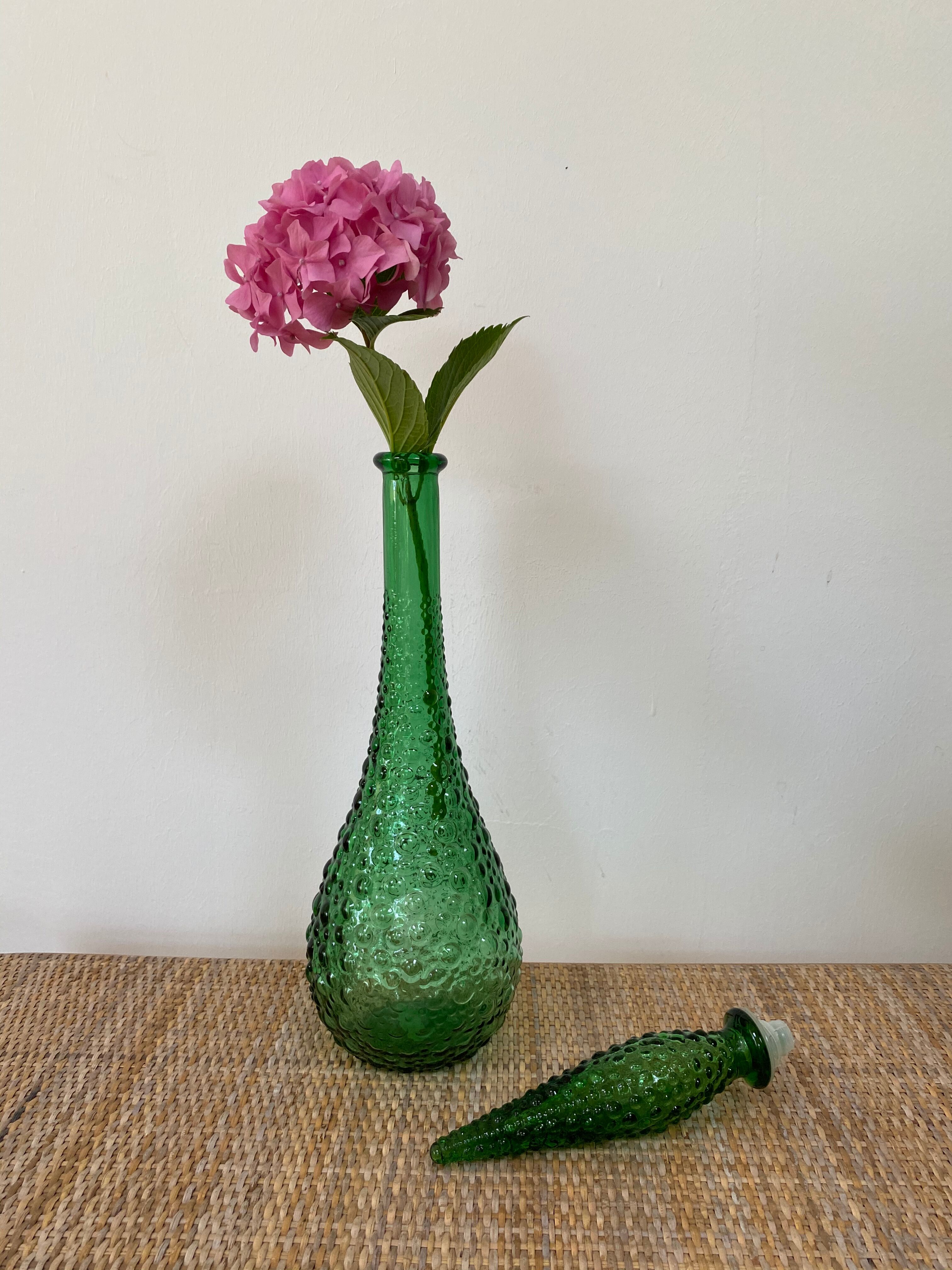 Vintage Green Carafe Empoli Italy