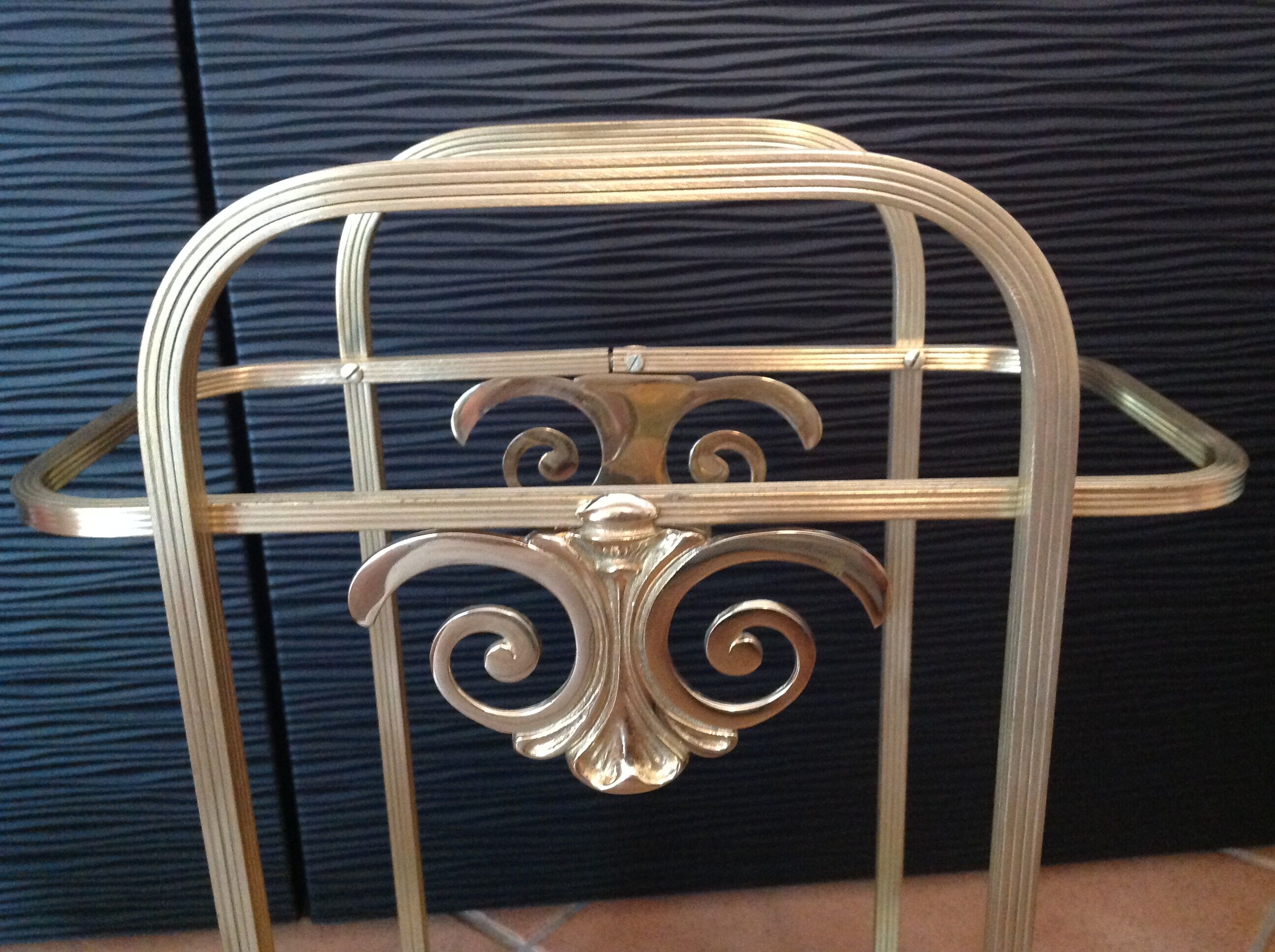 Brass umbrella holder art deco style