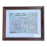 Tableau carte Bretagne