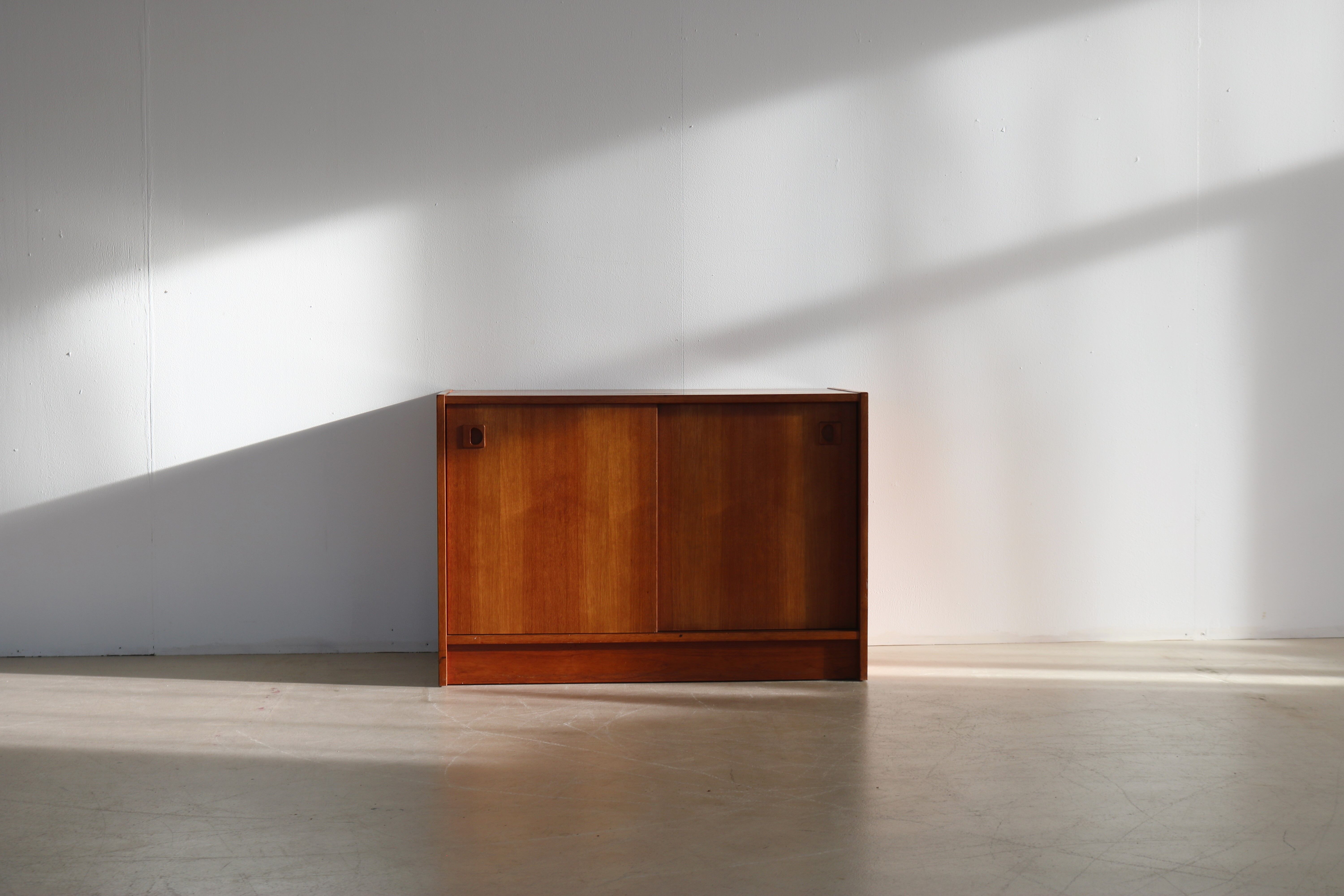 Vintage set of 2 teak cabinets