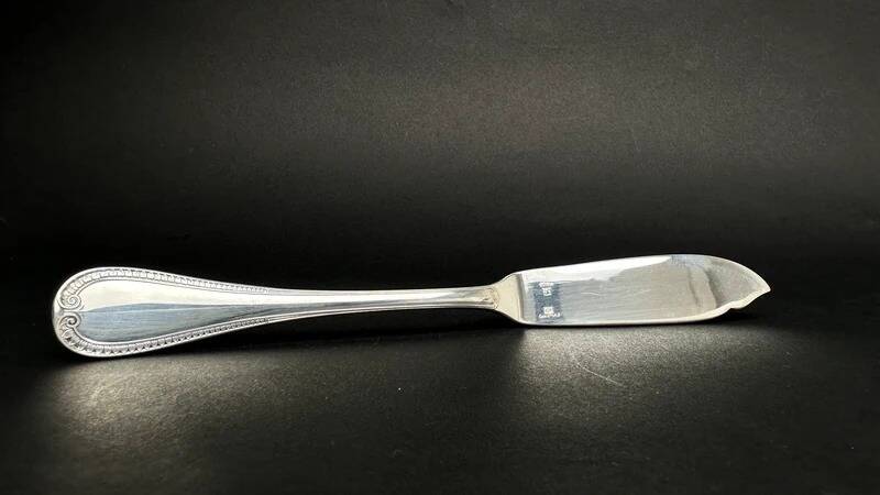 Christofle, Malmaison model, set of 8 fish cutlery.