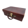 Leather and brass nineteenth monogrammed MCS suitcase