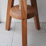 Wooden screw stool