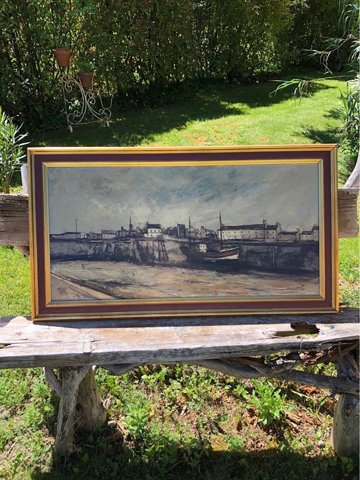 Tableau Normandie signé Franc