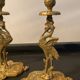 Pair of old bronze candlesticks
