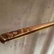 Paper cup with plant decoration in bronze early twentieth signed E. Famin