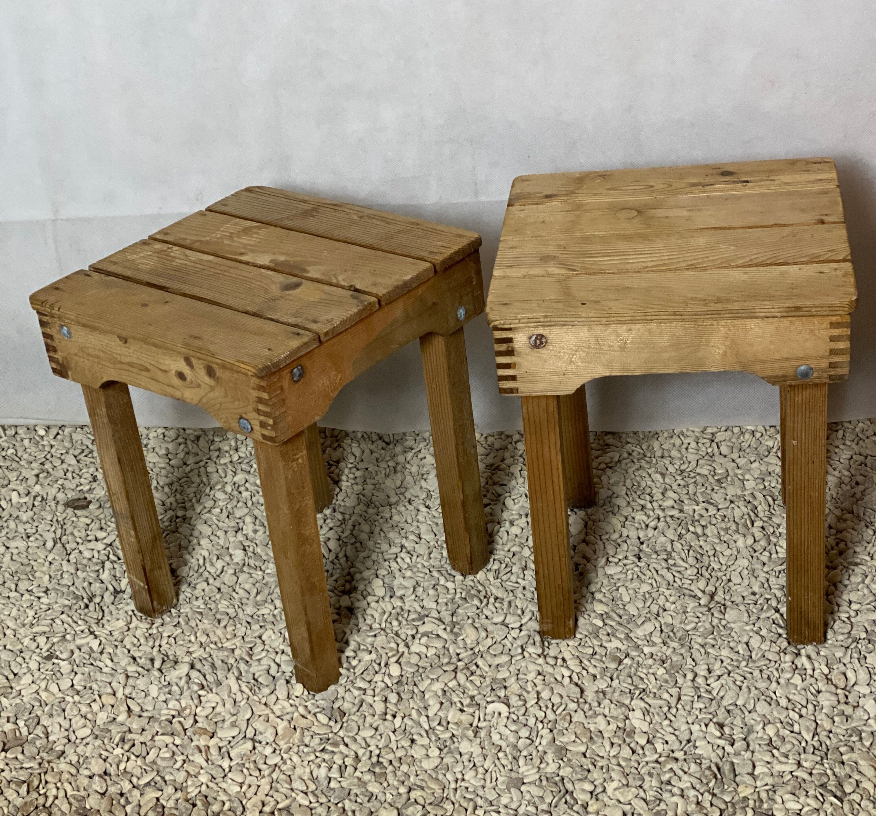 Paire de tabourets
