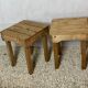 Paire de tabourets