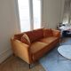 Elico sofa from Moulins – French manufacturing – Caramel colour
