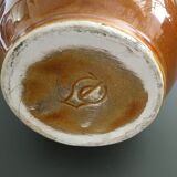 Glazed amber jug