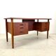 Danish Teak 'Floating-Top' Desk, 1960s.
