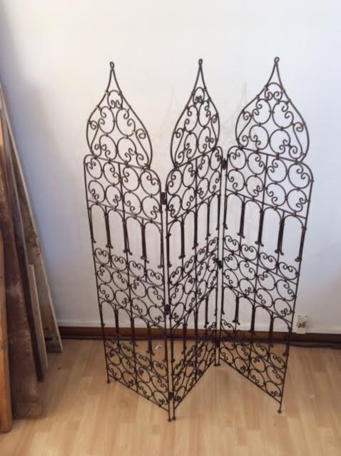 Wrought iron screen