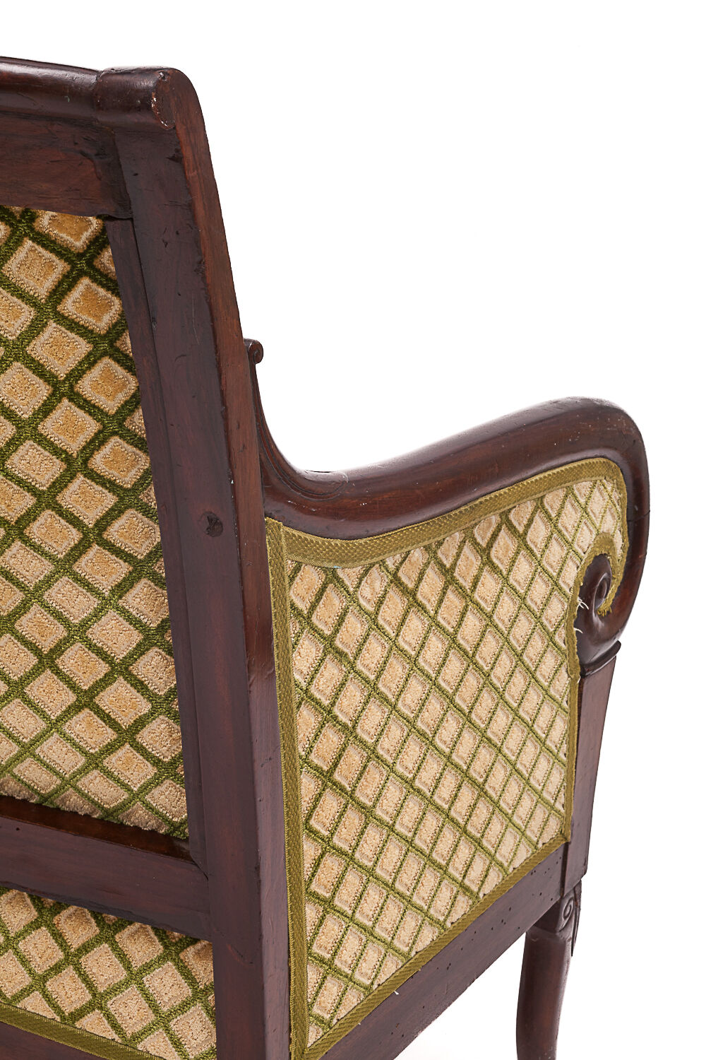 Duo of shepherdesses, Empire era. Silk velvet