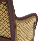 Duo of shepherdesses, Empire era. Silk velvet