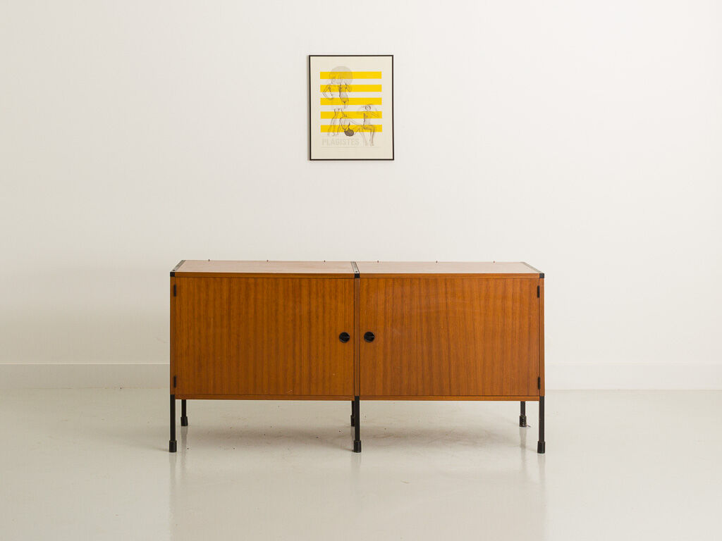 Enfilade en frêne ARP de Guariche, Mortier et Motte edited by Minvielle, circa 1960