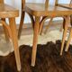 Set of three Baumann chairs