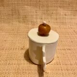 Glazed ceramic box of French artisanal manufacture vallauris