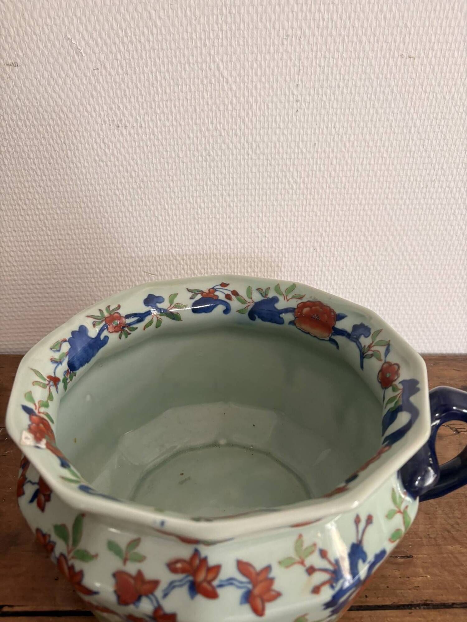 Cache Pot Porcelain English Jardinière Ironstone Celadon Japanese Imari