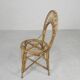 Chaise en bambou, chaise de table de salle à manger, années 1950