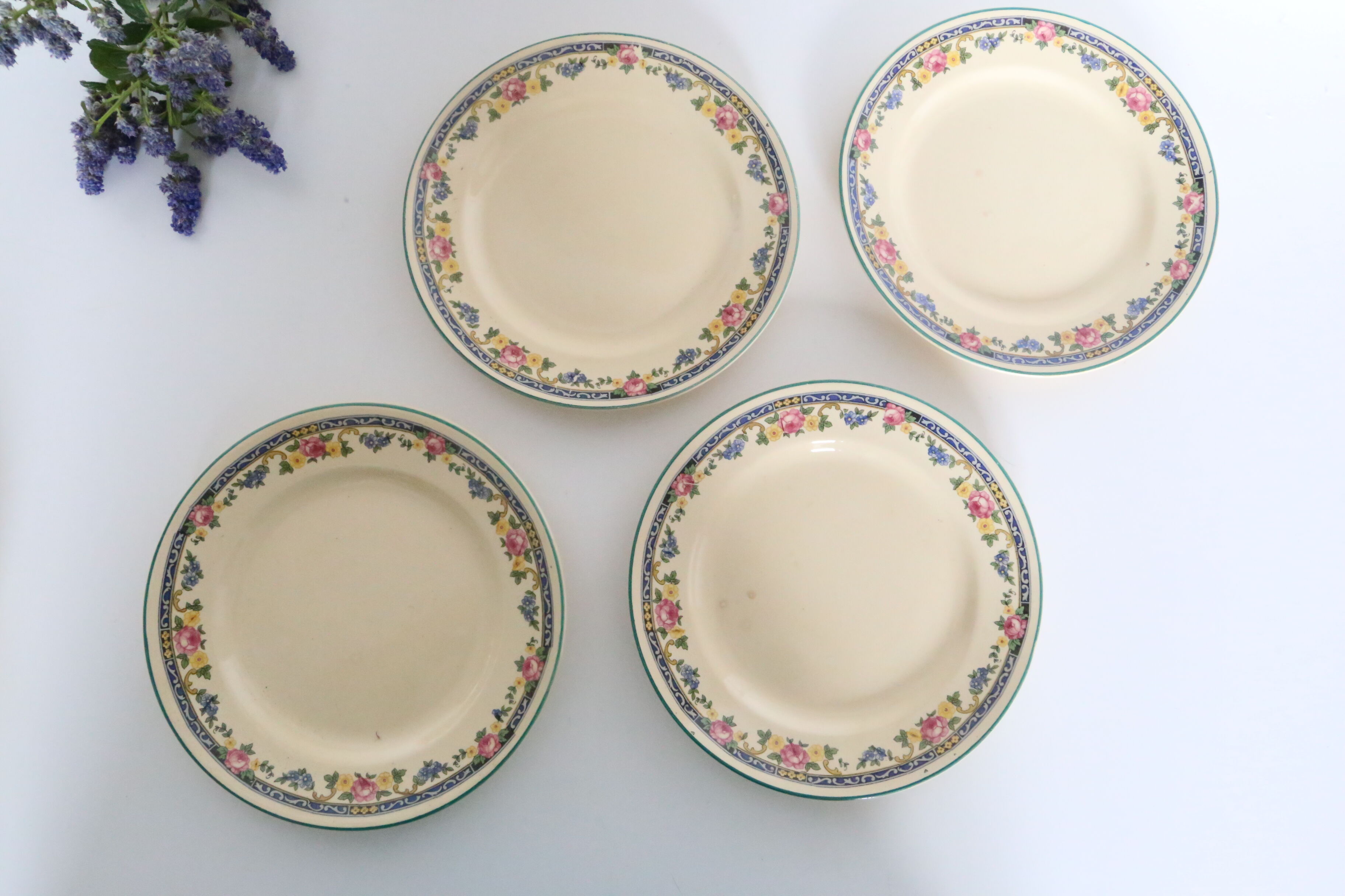 Set de 8 assiettes à dessert Saint Amandinoise