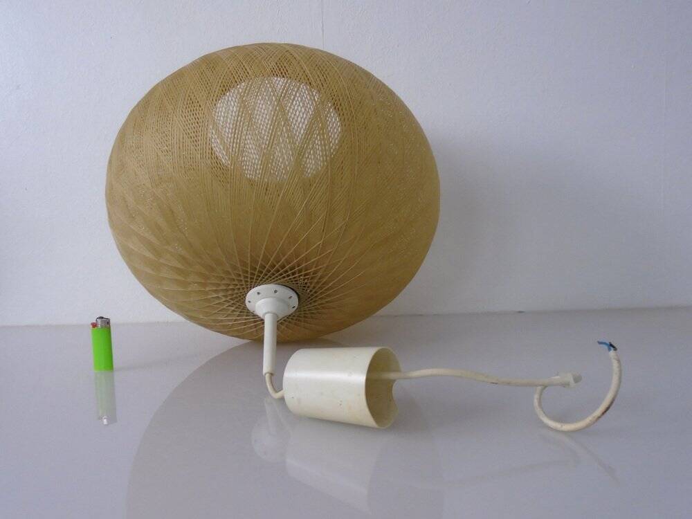 Spun Fibreglass Pendant Lamp, Germany, 1960s