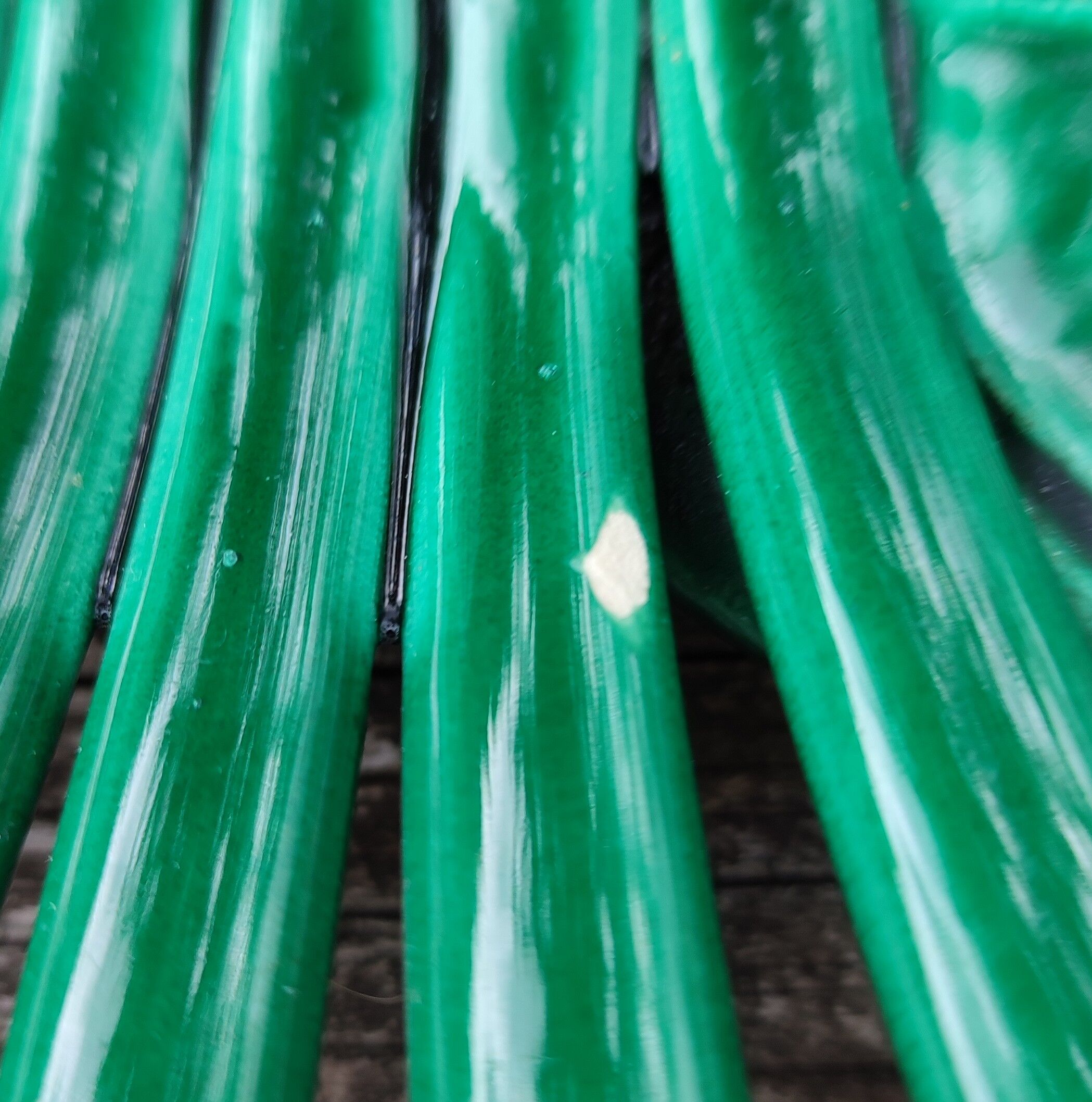 vintage fruit cup in braided ceramic
