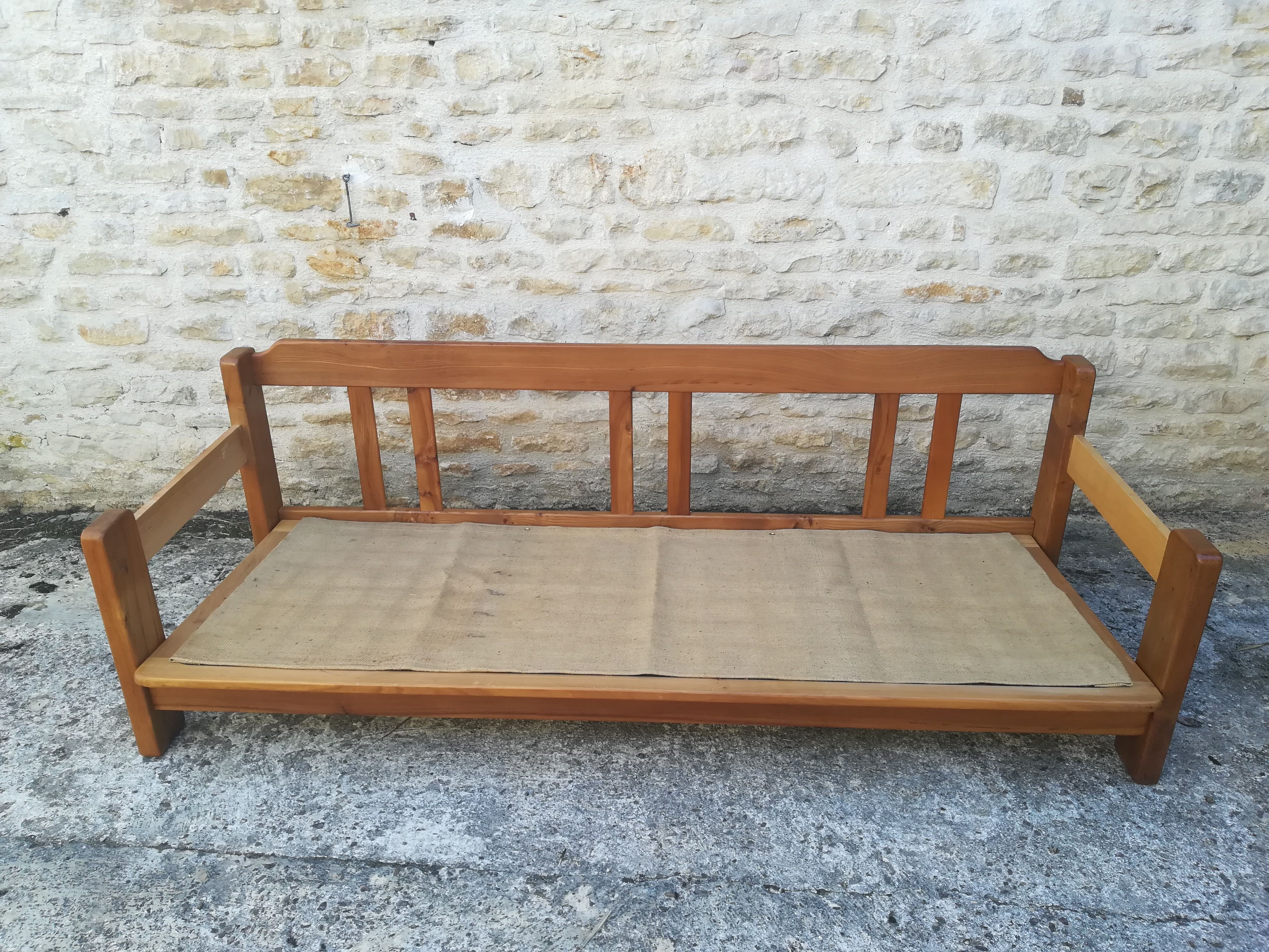 Scandinavian elm sofa