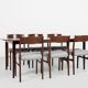 Midcentury Danish oval dining table in rosewood 1960s - with 2 extensions