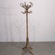 Boho rattan coat rack 1960s
