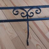 Wrought iron shelf