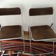 Lot de 4 chaises pliantes en velours