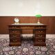 Bureau anglais classique avec cuir vert
