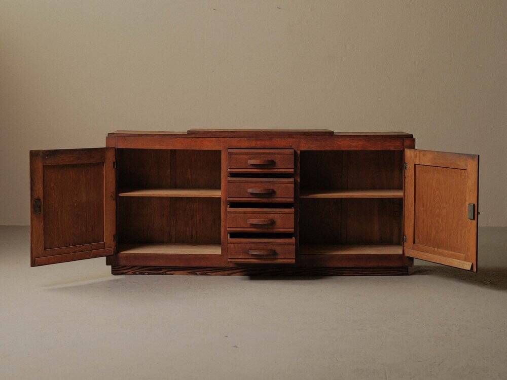 Art Deco oak sideboard, France, circa 1940