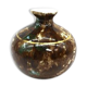 Limoges enameled porcelain ball vase