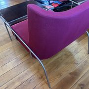 Paire fauteuils Tolozan – Éric Jourdan – Ligne Roset 2002 – structure alu