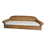 3 seater rattan sofa from Conran shop vintage