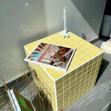 Ceramic cube coffee table