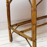 Rattan desk, 1950s