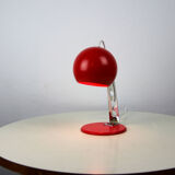 Mid-century red table lamp