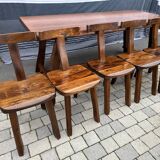 Aranjou  table and chair 1980s