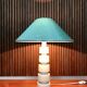 Sculptural Glazed Ceramic Art Table Lamp, Germany 1960s