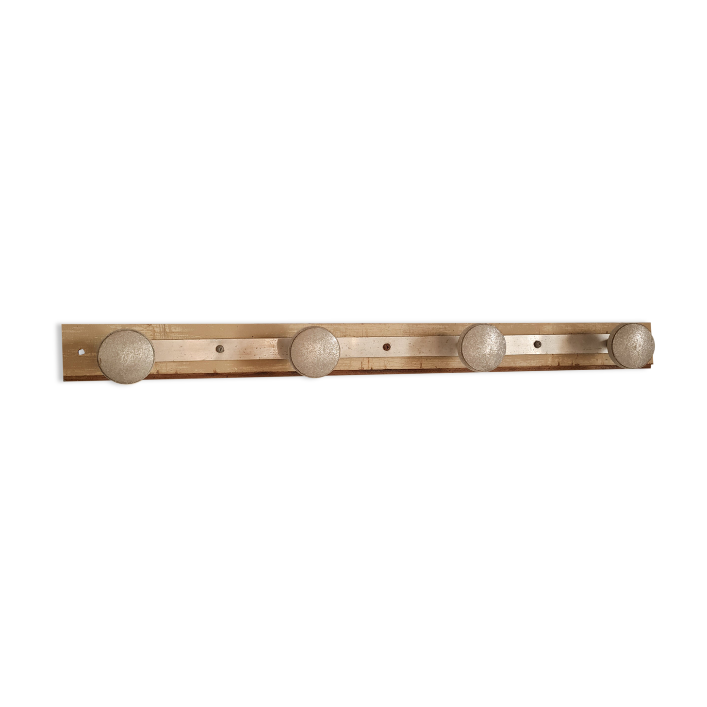 Old coat rack wood and metal