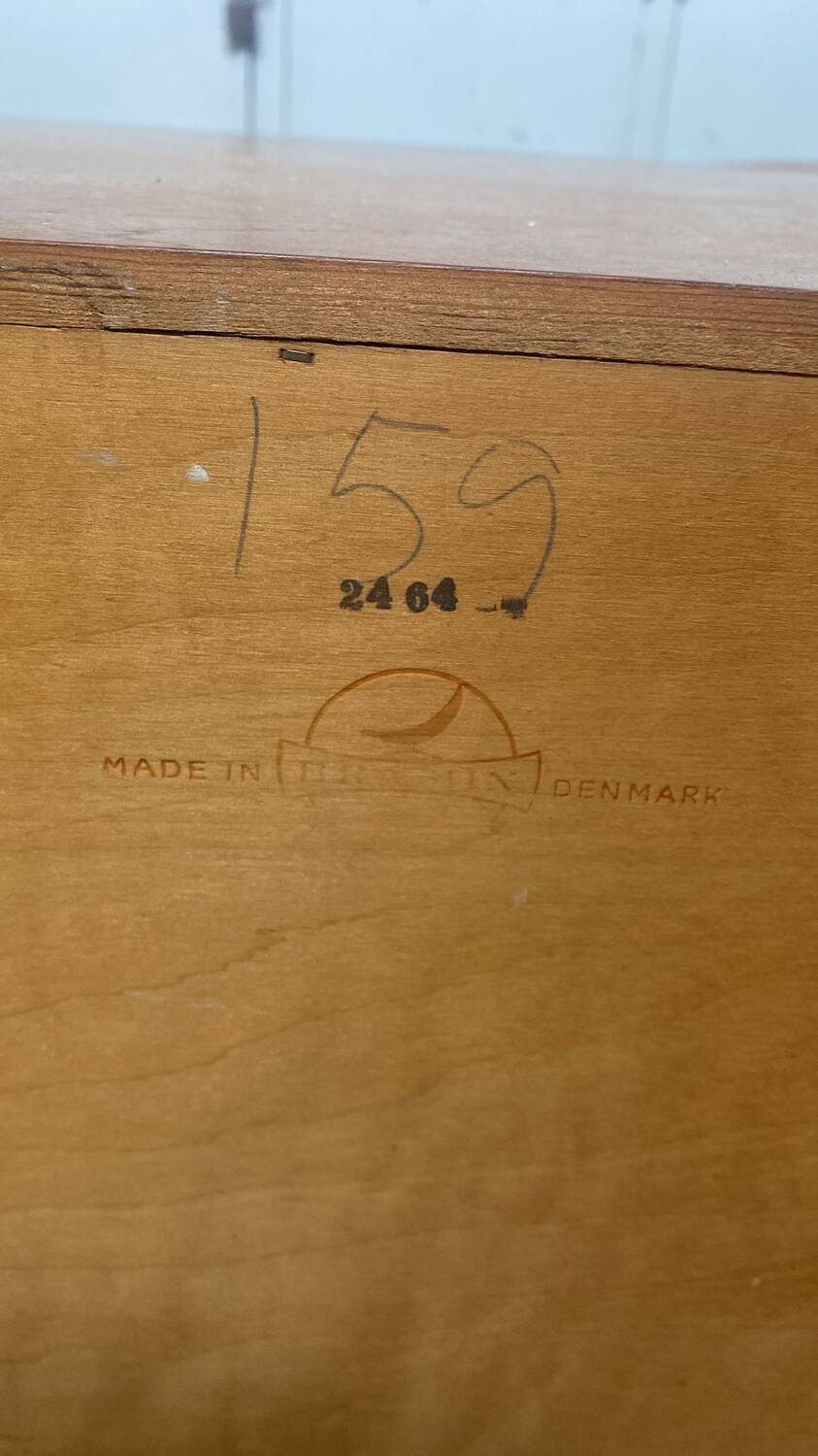 Scandinavian sideboard designed by Johannes Andersen for Bramin, vintage 60s.