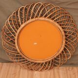 Rattan mirror 68cm