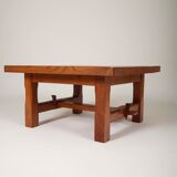 Solid wood coffee table, 1960s