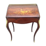 Bureau de pente palissandre Napoléon III fin XIX eme